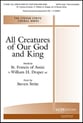 All Creatures of Our God and King SATB choral sheet music cover